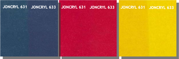 JONCRYL 633 vs 631 in colour