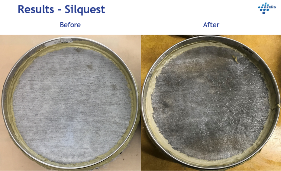Silblock WMS Before and After test